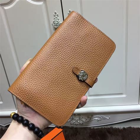 hermes style leather wallet|Hermes leather wallet dogon.